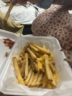 Fries add cheese