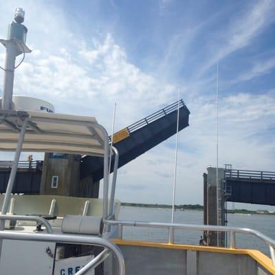 Going under the cape may drawbridge