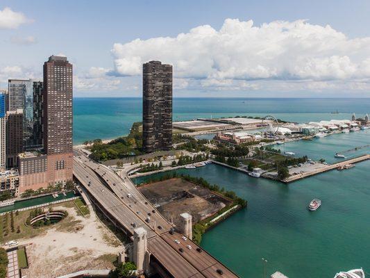 Navy Pier views from Waterside.