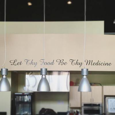 Let they food be thy medicine