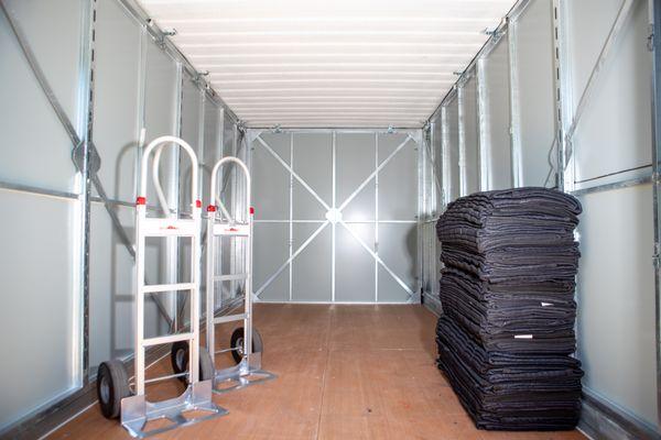 Inside look at our portable deliverable storage containers (8x16x8)