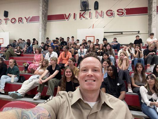 Visiting local schools in Fair Oaks