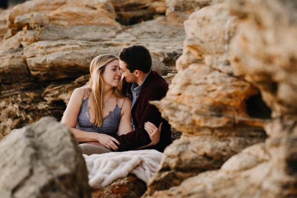 Romantic engagement session