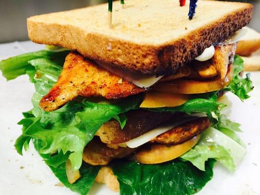 Grill Chicken Triple Decker Sandwich