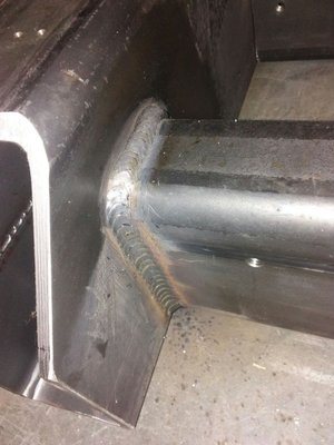 Full weld around part