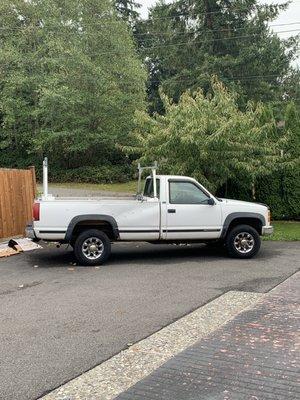 Truck cerverly repaired