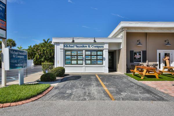 Entrance to Michael Saunders & Company's Anna Maria Island Office. Anna Maria Island Florida Real Estate, Homes, Condos, Lots, and Title.