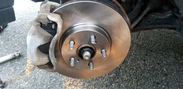 Get your vehicle ready for the Winter with a fresh set of Brake pads and Rotors.