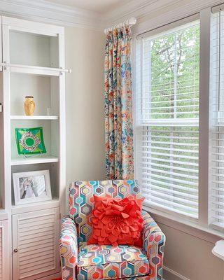 Custom window treatments will better protect your furniture from the sunlight.