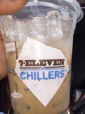 Hazelnut chiller -- tried something new. Delicious! But you have to fix it the way you like it (this has half/half and sugar). Yum!