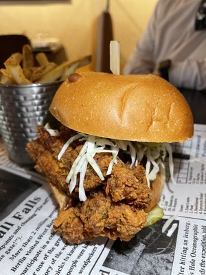 Korean Fried Chicken Sandwich