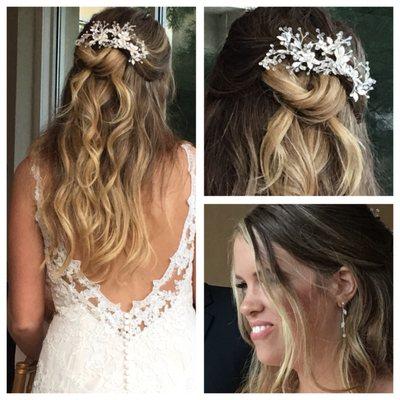 Beautiful bridal style by Vicki