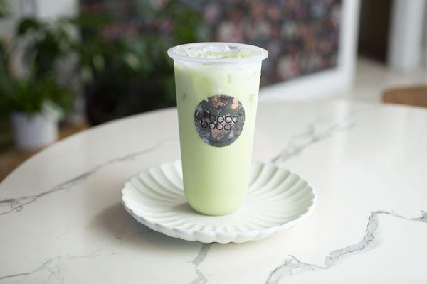 Honeydew milk tea