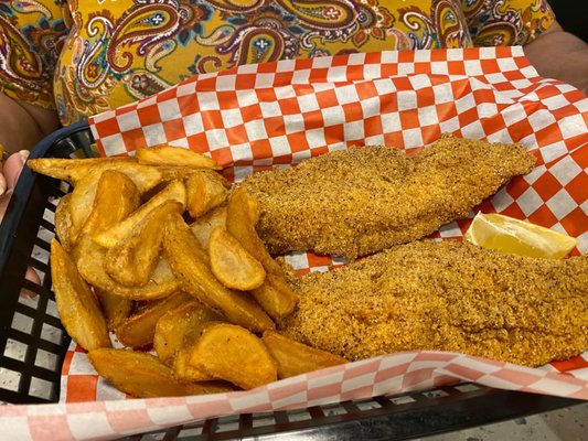 Fried catfish