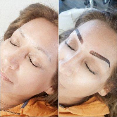 Microblading + Shading