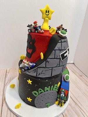 Mario Kart Racing Cake