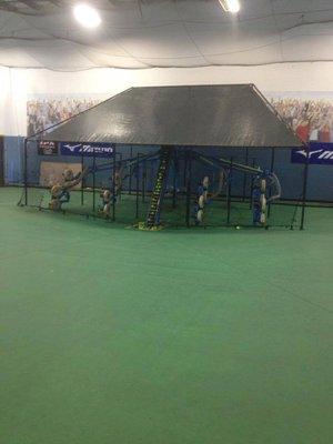 Four token-operated batting cages are available on a walk-in basis.  Fun for the whole family!