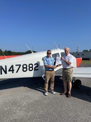 My successful PPL checkride!