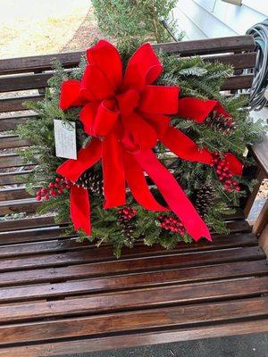 Beautiful wreath I ordered for my son's grave site. Thank YOU so much!