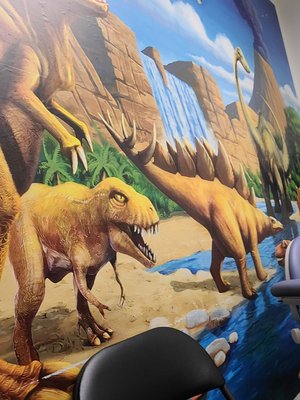 Different room decor. Dino room!