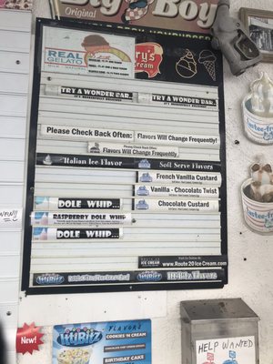 Opening day flavors 3/1/21