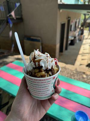 Brownie Sundae (PB Cup ice cream)