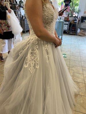 Wedding dress alterations