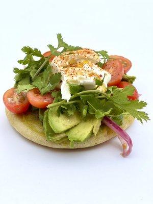 Avocado Arepa Toast