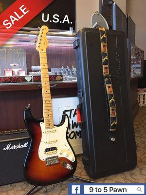 USA Fender Stratocaster w/Case #9to5pawn