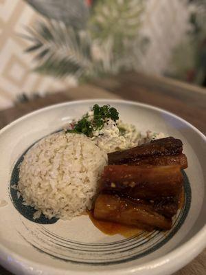 Tocino pork belly bowl