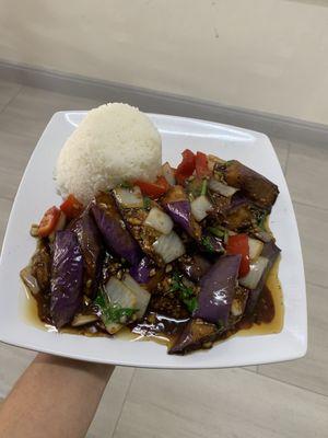 eggplant with rice