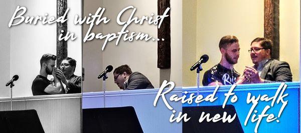 Pastor Ryan baptizes a young man named Luke who wanted the whole world to know that he believes and follows Christ!