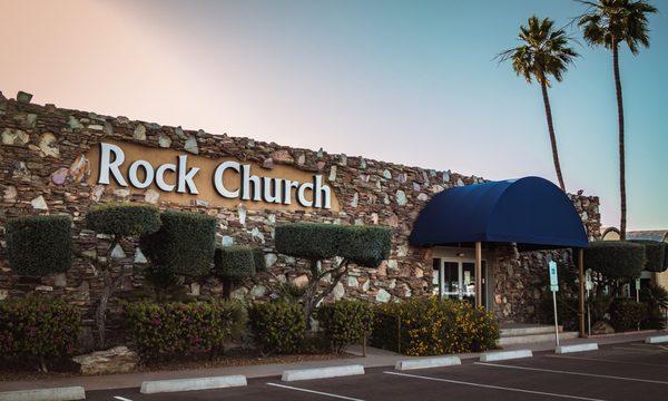 Rock Church Building Outside