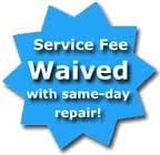 FREE SERVICE CALL WITH ANY REPAIR