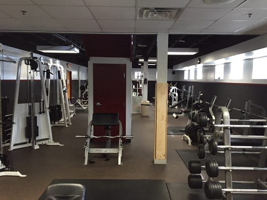 Weight room downstairs