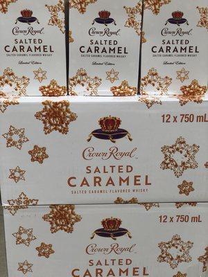 Limited edition Salted caramel Crown Royal 750ml.. back in stock