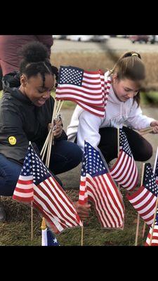 Veterans' day at Rochester High School