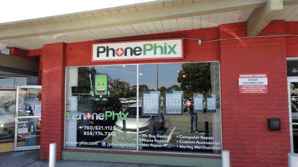 Phone Phix your best hand held device repair store in Carlsbad......