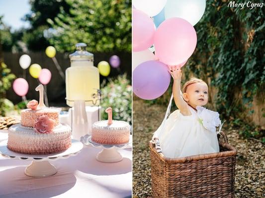 An adorable first birthday party that Mary photographed in North Dallas!