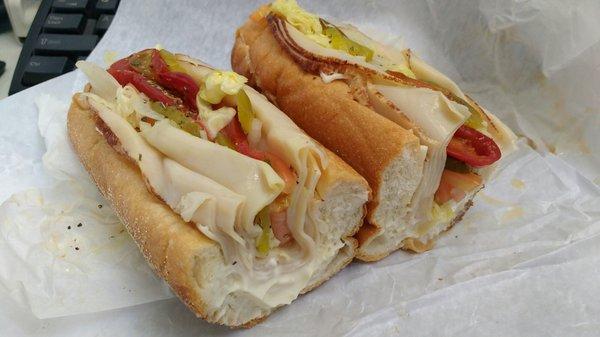 Turkey hoagie.