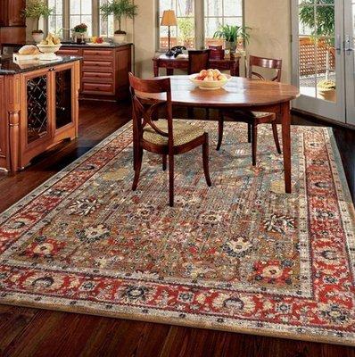 Karastan "the wonder rugs" help bring a room together! Yarbrough Interior Designs can help you find just the right one!