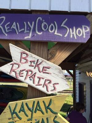 Like the sign says, "Really Cool Shop"