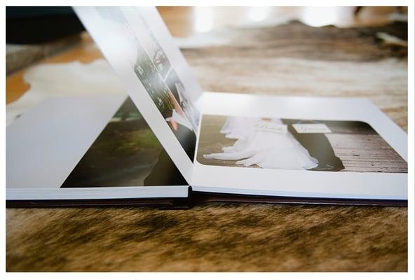 Flush Mount, lay flat albums on Fuji Paper