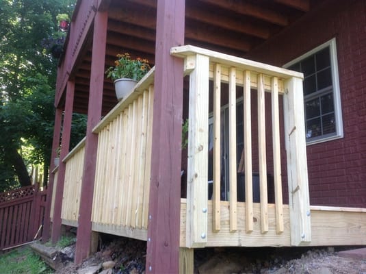 Our new Deck built by Dan!