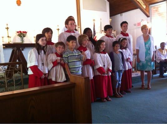 Our kids at church!