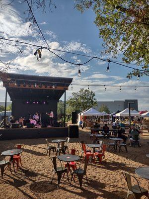 Back yard stage & event space