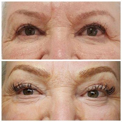 Microblading is especially helpful for mature clients :):)))