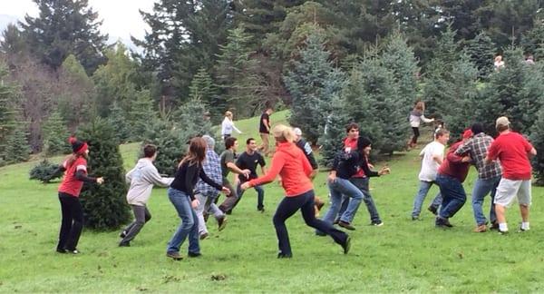 Football game at McKenzie Ranch