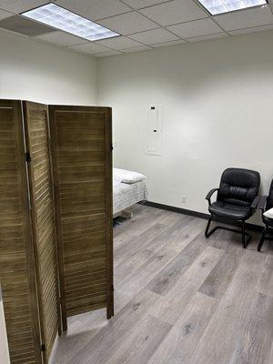 Treatment Room# 2 - Clean and comfortable with privacy