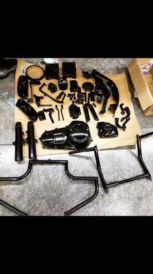 Harley Street Glide parts Vivid Black